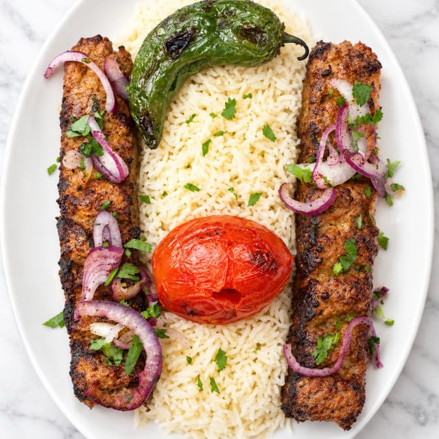 Beef lula plate.