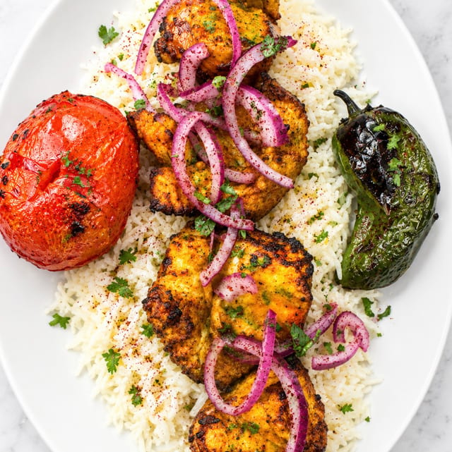 Chicken thigh plate.