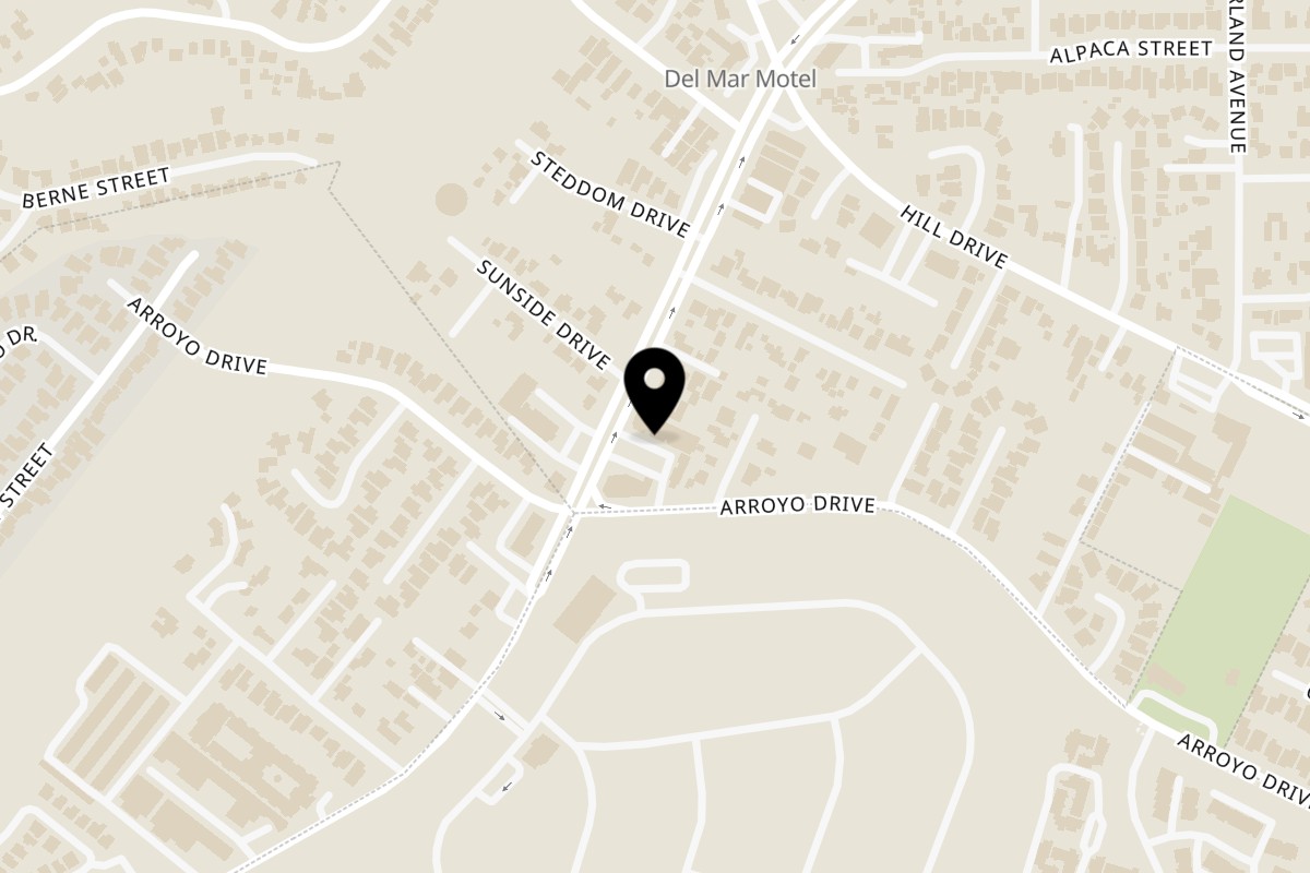Map showing the location of True Love Kitchen on 1324 Potrero Grande Dr in Rosemead